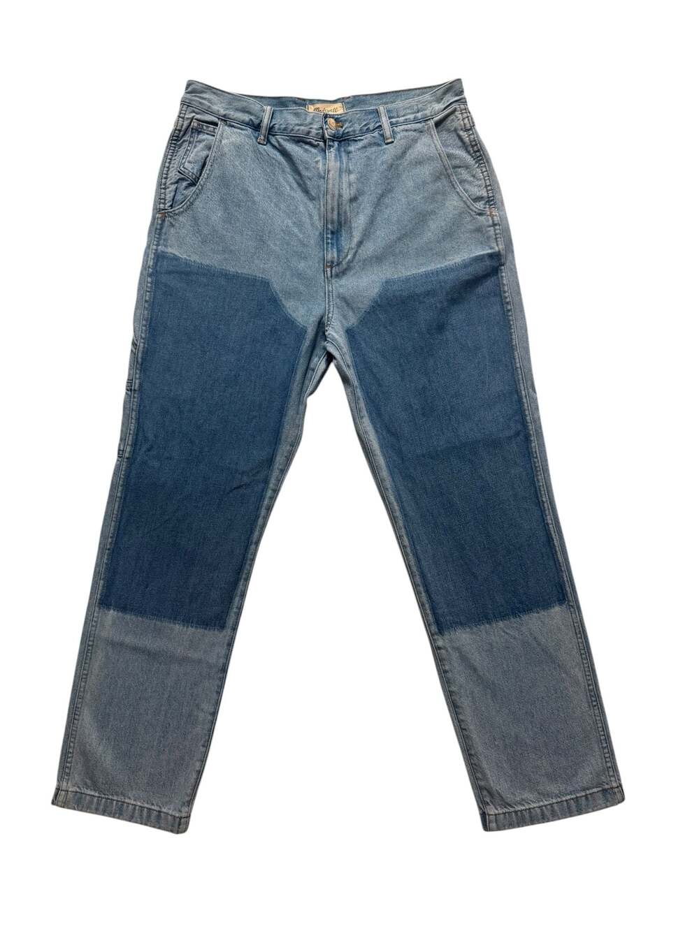 Madewell The Perfect Vintage Straight Jean with Double Knee Panel